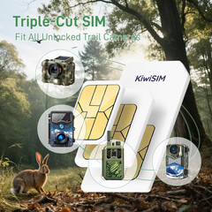 4G LTE Data SIM Card 50GB – 2 Years for Trail Camera & Security Camera, SIM Card