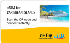 eSim Virtual SimCard Internet Caribbean Islands