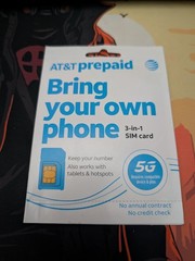 AT&T prepaid sim card 5G – 3-in-1 SIM Card