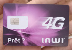 Morocco 4G SIM Card Inwi Prepaid Mobile Internet Data Fast Activation Simcard