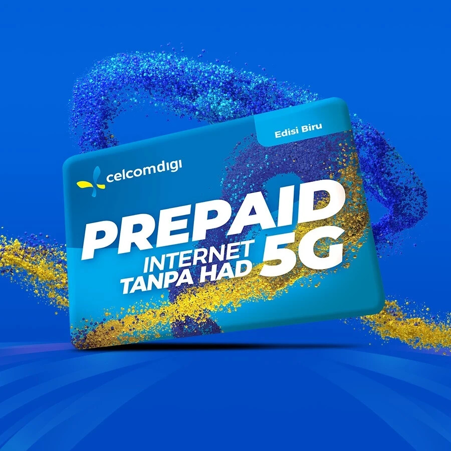 CelcomDigi Malaysia NEW Prepaid SIM Starter Pack (Need Malaysian ID)
