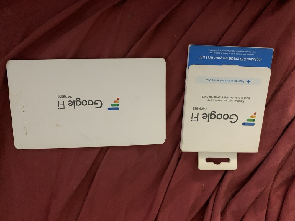 3 mix Tmobil Google Fi Wireless SIM Card Kit Phone Plan GSM New SOLD AS IS