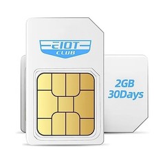 5G/4G LTE Prepaid SIM Card for Unlocked IoT Devices – USA Compatible, 2GB Data,
