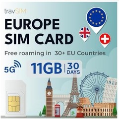SIM Card | Data with 4G/5G speeds | Unlimited Calls | Use in the UK, Switzerl…