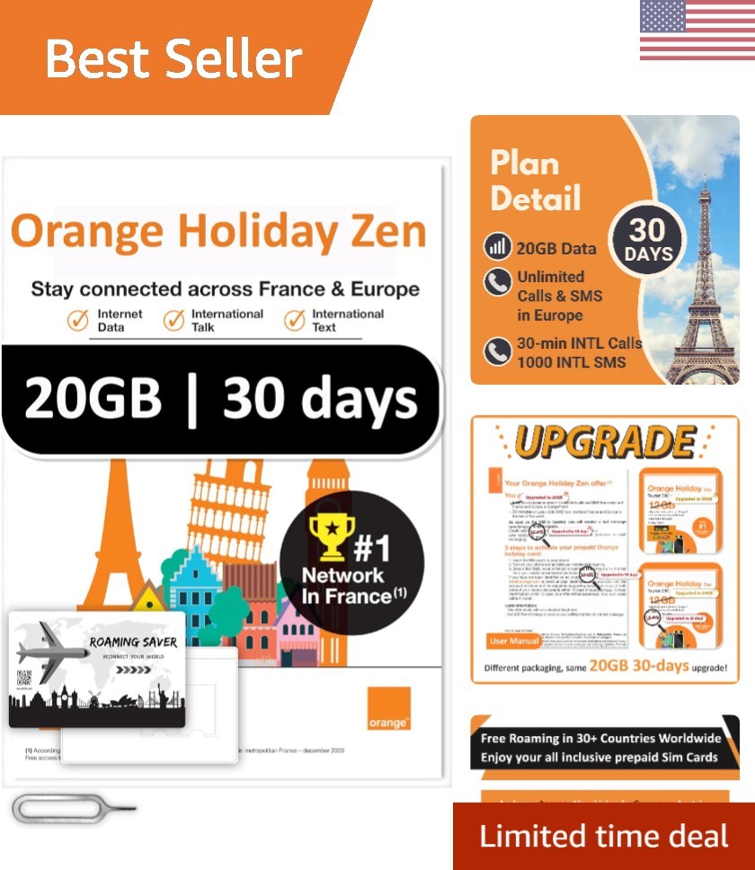 Upgrade to 20GB Data SIM: Easy Setup for 30 Days Across 30 European Countries