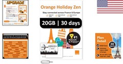 Upgrade to 20GB Data SIM: Easy Setup for 30 Days Across 30 European Countries