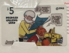 Orphan Annie Prepaid Calling Cards Set of 4 Teleworld $5 Each Vintage 1995 Rare