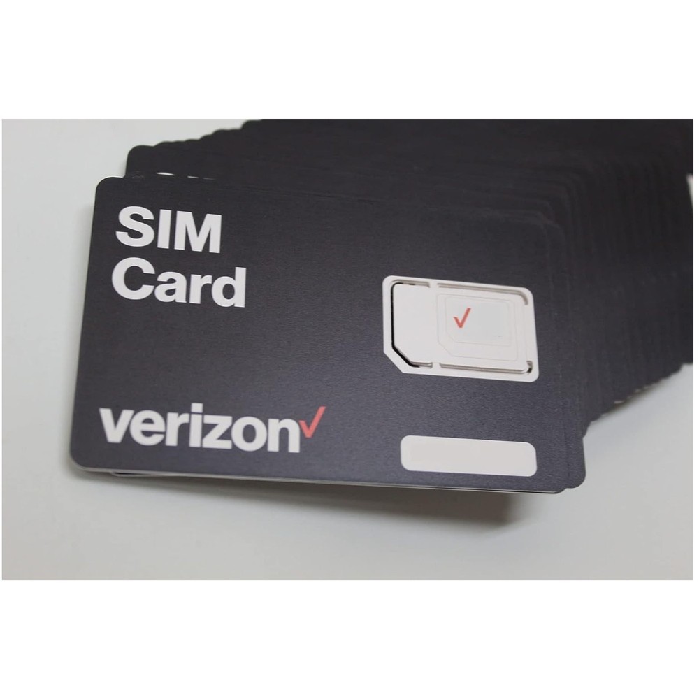 Verizon 10 Pack LTE SIM Cards – Nano/Micro/Standard