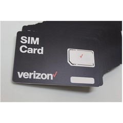 Verizon 10 Pack LTE SIM Cards – Nano/Micro/Standard