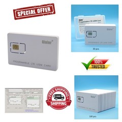 10-Piece Writable USIM Card Pack for 4G LTE Network Testing – Expert Required