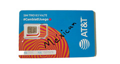 AT&T Mexico Sim Card ACTIVATED works in USA,Mex,.IT DOES NOT HAVE A TRACKING NUM