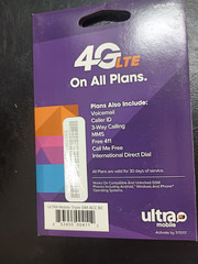 Ultra Mobile sim card No plan value!!! – for New number or Port in number sim