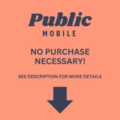 Public Mobile (No SIM) GET $10 OFF ACTIVATION Referral Code: O4WZOE