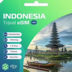 Indonesia (Including Bali) Travel eSIM | Unlimited Data Only Plan