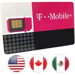 Prepaid SIM for North America: 10GB USA, 5GB Mexico & Canada, UL Talk & Text