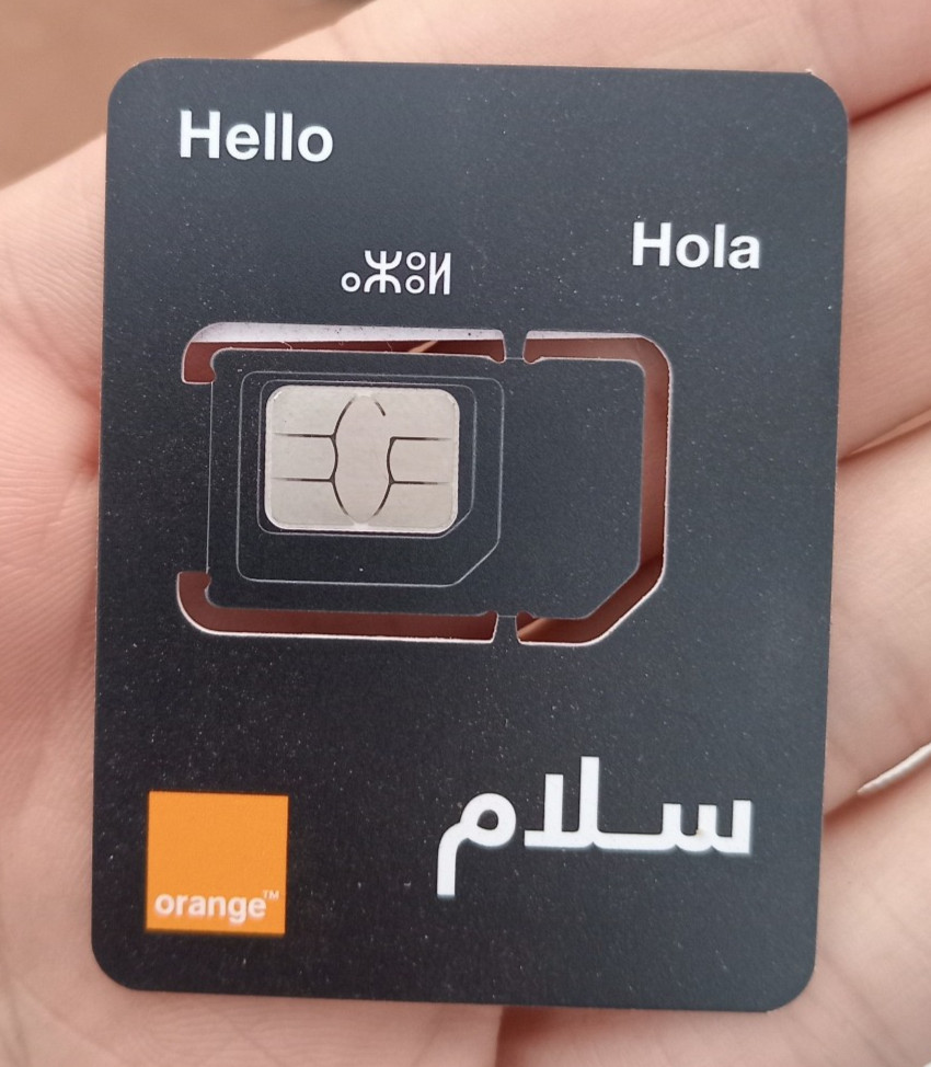 Morocco 4G SIM Card Orange Prepaid Mobile Internet Data Fast Activation Simcard