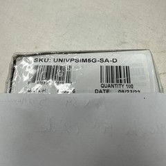 VERIZON 5G LTE NANO SIM 4FF UNIVPSIM5G-SA-D – Box of 100
