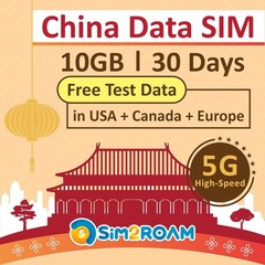 10GB High-Speed China SIM Card – 30 Days of Uncensored Internet Access & Support