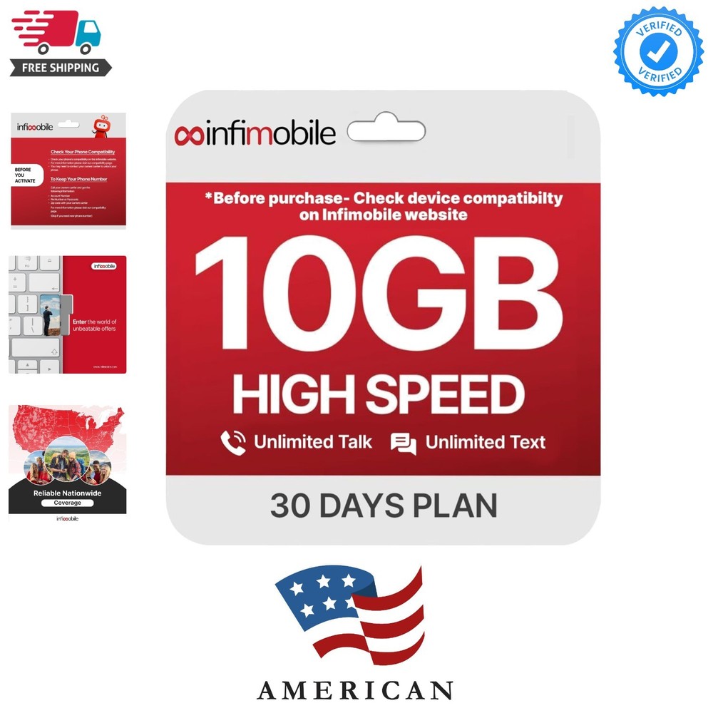 Prepaid Unlimited Plan: 1| 10GB High-Speed Data Per| Unlimited Data Talk & Te…