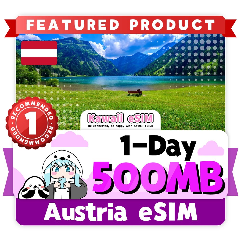 Austria eSIM 1-Day Plan | Instant Activation | Trial Price for Travelers