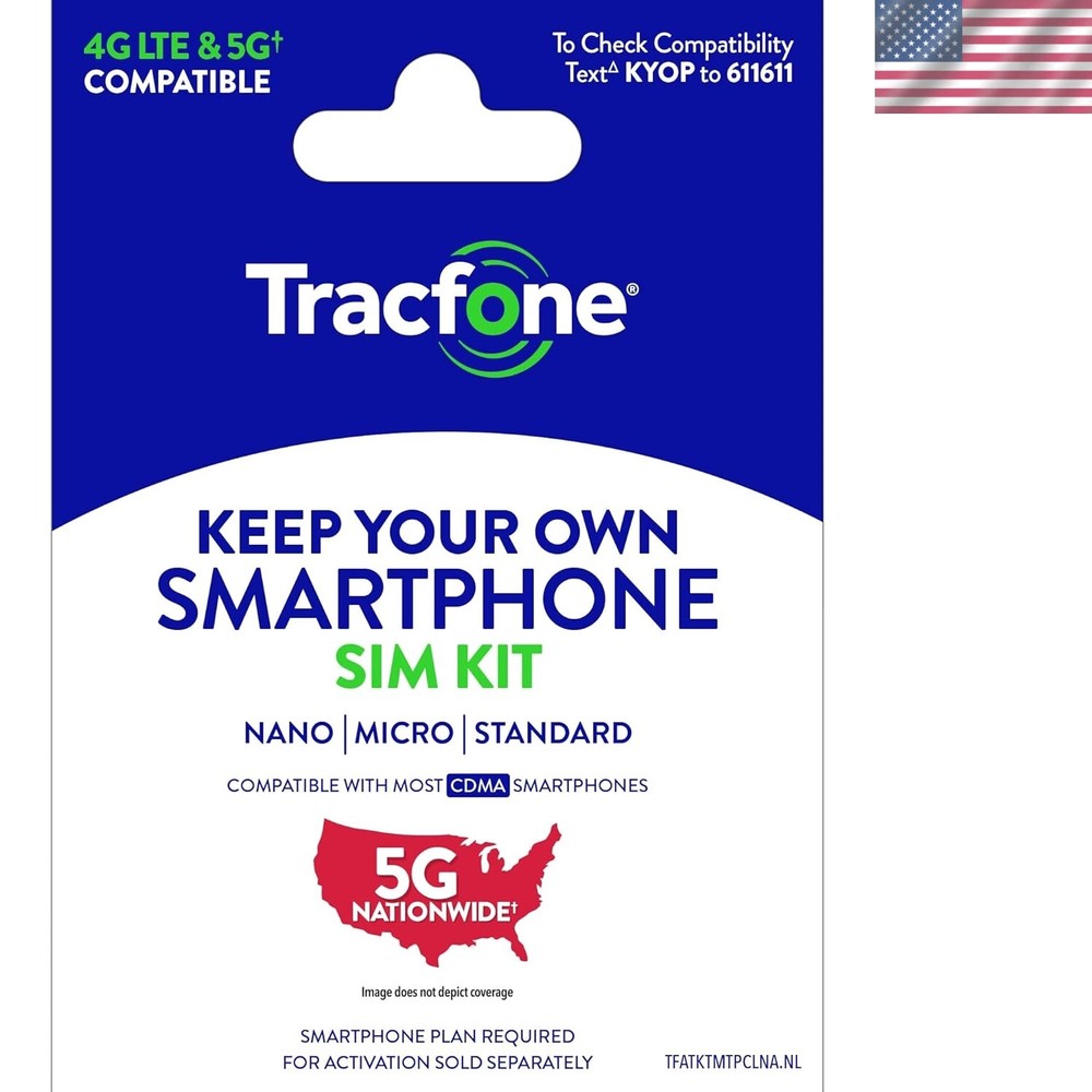 Prepaid SIM Card Kit for Verizon Network – Easy Activation & No Hidden Fees