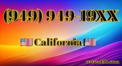 Vanity Easy Phone Number (949) 949-19XX best Yearly Number OUTSTANDING