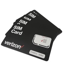 Verizon Sim card with FREE month of prepaid plan included! Unlimited!