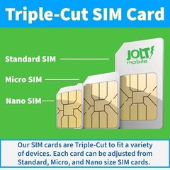 Jolt Mobile AT&T SIM Card Kit – Security Alarm System Home Business 4G LTE GSM