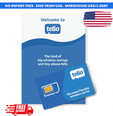 Tello Mobile – US Prepaid SIM Card (3 in 1) | Bring Your Own Phone Kit |…