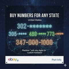 EASY TO REMEMBER | Business Phone Number | All 50 States | With Port Information