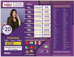 Boom Mobile( Verizon Tmobile ) Plan Special Deal – Activation