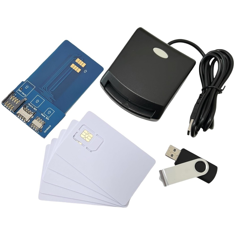 4G SIM Card Reader Writer + 5 Blank Cards for Windows»