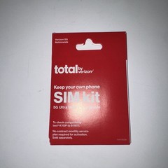 NEW Total Wireless by Verizon Keep Your Own Phone Prepaid 3-in-1 SIM Card Kit