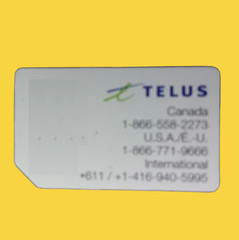 USED TELUS HSPA SIM CARD RESTORING TEST CELL PHONES BOOT BYPASS UNLOCK UNLOCKING