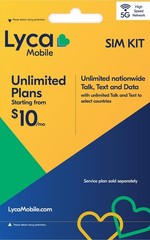 Lyca Mobile USA 5G/4G Prepaid SIM Card Kit | Plans Starting at $10/mo.