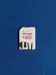 Verizon SIM card • iPhone 6 6+ iPhone 6s 6s+ iPhone 7 7+ iPhone 8 X READ INSIDE