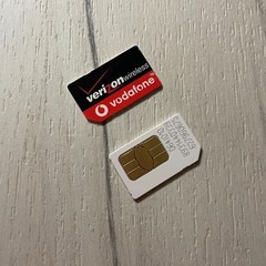 Verizon Wireless Vodafone TEST Sim-Card