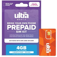 Prepaid 5G Plan: 4GB Data, Unlimited Talk & Text, T-Mobile