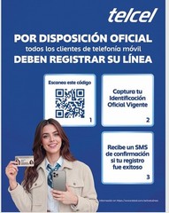 Mexico CANCUN eSIM BY TELCEL 7 days UNLIMITED SMS,CALLS (YOU NEED ID MEXICAN)