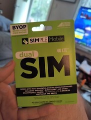 Simple Mobile BYOP SIM Card for Unlocked GSM Android & iPhone 5+