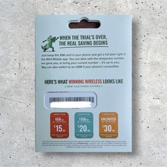 Mint Mobile 7-Day Trial Sim Card