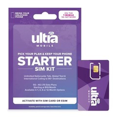 Ultra Mobile Prepaid Starter SIM Kit