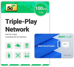 EIOTCLUB SIM Card for Security Cameras, 5G/4G LTE Data Only No Contract | USA Co