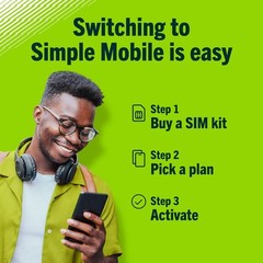 Simple Mobile Bring Your Own Phone Prepaid SIM Kit | 3-in-1 CDMA Sim Card
