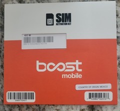 New Boost Mobile Bring Your Own Phone SIM Card Activation Kit Fresh 5G