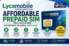 Lycamobile Factory Preloaded 3in1 SIM Card
