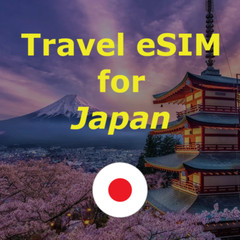 Japan Travel eSIM SIM Card | 30-180 Days | 10-50GB (L) | QR Code Activation