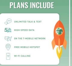 3 Months Mint Mobile Prepaid SIM Card with 15GB DATA, Talk, Text Service
