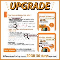 Upgrade to 20GB Data SIM: Easy Setup for 30 Days Across 30 European Countries