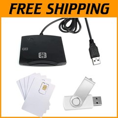Professional SIM Card Writer with 5 Programmable LTE USIM Cards & Setup Software